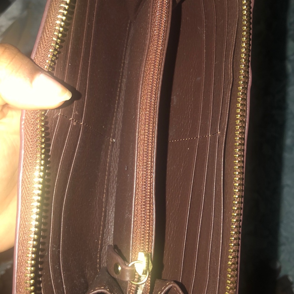 Gigi New York Embossed Python Zip Around Wallet - image 4